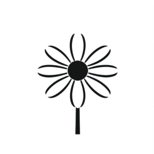 Simple Daisy Pattern SVG - svgcollections.com