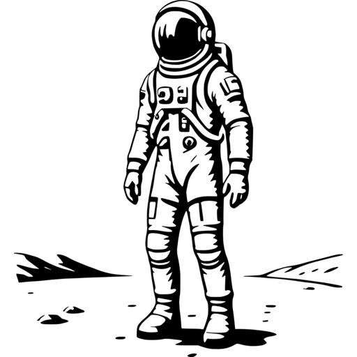 Astronaut SVG Graphic for Creative Projects