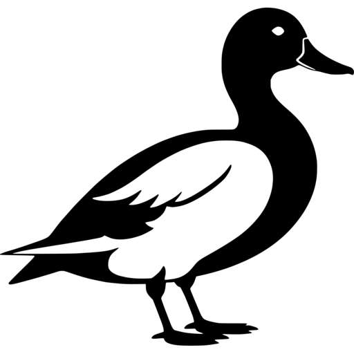 Duck Silhouette SVG Cut File - svgcollections.com