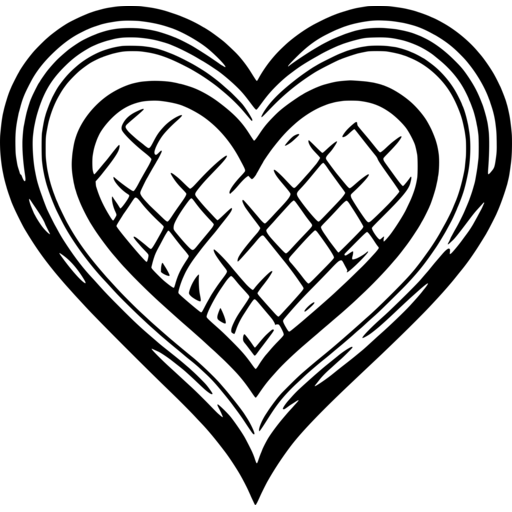 Stylish Heart SVG for Creative Projects