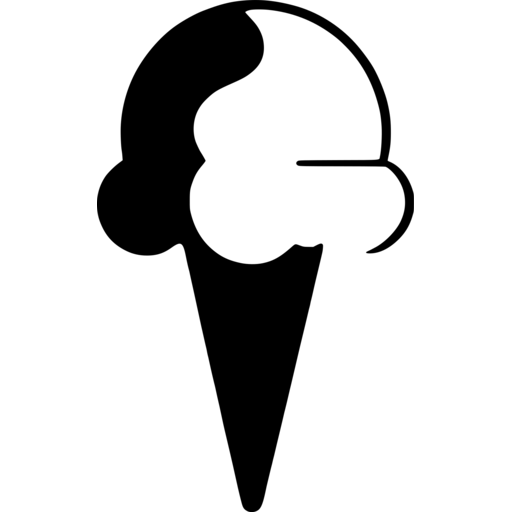 Simple Ice Cream Cone SVG