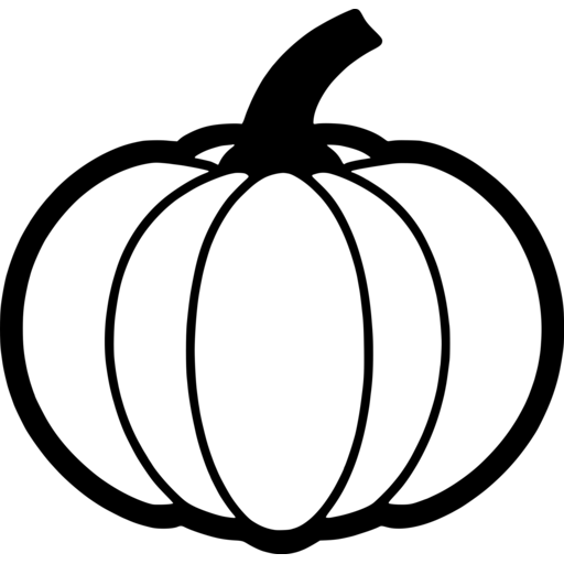 Simple Pumpkin SVG Cut File - svgcollections.com