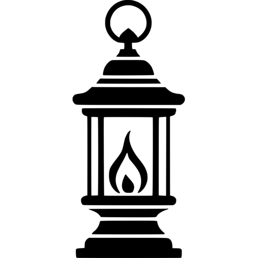 Vintage Lantern SVG - Intricate Design for Craft Projects