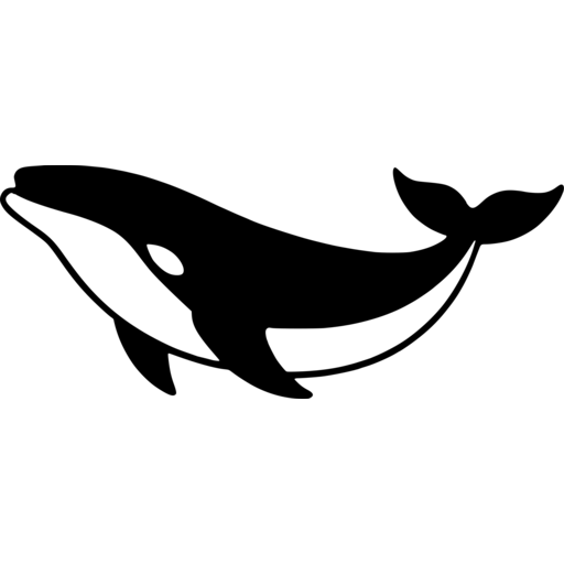 Elegant Whale Silhouette SVG - svgcollections.com